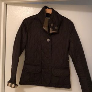 Burberry quilted jacket in brown